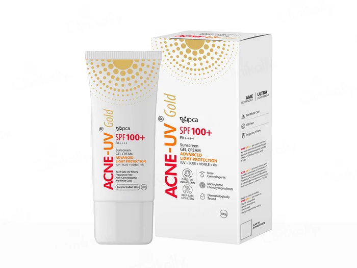 IPCA Acne-UV Gold Sunscreen Gel Cream